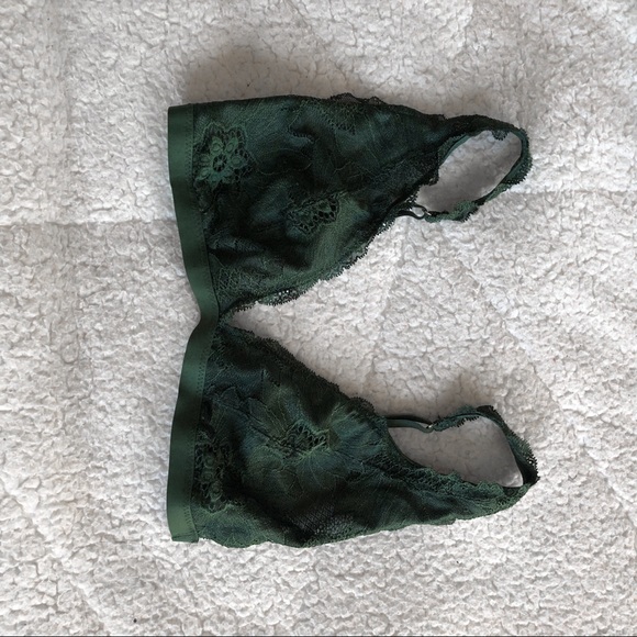 aerie hibiscus lace plunge bralette - Picture 4 of 6